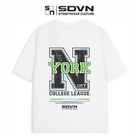 Áo Thun Cotton Unisex Nam Nữ SDVN N York
