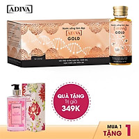 MUA 1 TẶNG 1- Mua 1 Hộp Gold Collagen ADIVA (14 chai x 30ml) +Tặng 1 Hộp ADIVA Sweet Memories 400 ml/Hộp