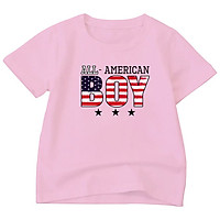 Áo thun Bé trai, gái loại 1 | chất cotton | Thoáng Mát | 6-45kg | Boy American | BTM97