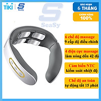 Máy Massage Cổ Vai Gáy, Máy Mát Xa Thông Minh SeaSy SS65, 6 Chế Độ Massage, 9 Cấp Độ Điều Chỉnh, Công Nghệ Xung Điện Mới, Chức Năng Sưởi Ấm Hồng Ngoại, Chế Độ An Toàn Tự Động Tắt Sau 15 Phút, Kiểm Soát Nhiệt Độ Thông Minh – Hàng Chính Hãng