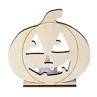 Wooden Candle Lamp Festival Party Supplies Wooden Decoration Candle Lamp Pumpkins