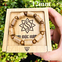Vòng tay trầm hương tốc phong thủy trụ trúc 9 trụ 9 tròn nam nữ Sơn Mộc Hương mang lại may mắn, bình an và tài lộc cho người đeo