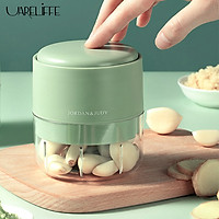 Uareliffe Wireless Garlic Masher Meat Grinder Household Electric Meat Filling Supplementary Food Mixing Small Cooking Machine Mini Lightly Press Type Vegetable Chopper Chili Crusher Portable Rechargeable Mincer Kitchen Tools
