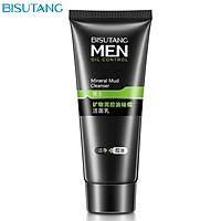 Bisutang Men's Mineral Mud Refreshing Facial Cleanser Dưỡng ẩm và giữ ẩm Sữa rửa mặt Men's Care