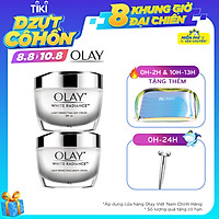 Combo Kem Dưỡng Ẩm Trắng Da Ngày Đêm Olay White Radiance 50g