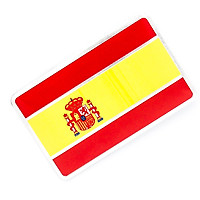 Sticker hình dán metal cờ Tây Ban Nha