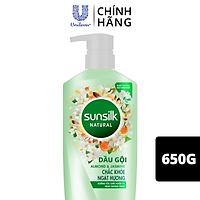 Dầu Gội 650Gr Sunsilk Chắc Khỏe Ngát Hương Dành Cho Tóc Gãy Rụng Dưỡng Chất Thiên Nhiên Hạnh Nhân & Hoa Nhài Giúp Tóc Suôn Mềm Sống Động & Bung Tỏa Hương Thiên Nhiên