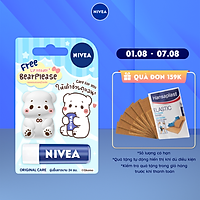 Son Dưỡng Môi Chuyên Sâu Nivea Lip Original Care - Tặng Kèm Ốp Son - 85061