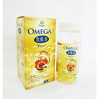 VIÊN UỐNG DẦU CÁ OMEGA 369 PLUS - GIÚP BỔ SUNG TINH CHẤT DẦU CÁ OMGA 3, DẦU GẤC, VITAMIN E, DẦU HOA ANH THẢO GIÚP SÁNG MẮT ĐẸP DA, TỐT CHO TIM MẠCH – LỌ 100 VIÊN
