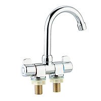 Vòi nước gấp RV nóng , lạnh gắn tường