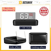 HUD C100 hiển thị tốc độ lên kính lái ô tô