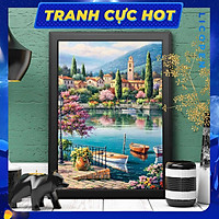 Tranh Tô Màu Theo Số Licopen - Tranh Phong Cảnh Lãng Mạn - MS53