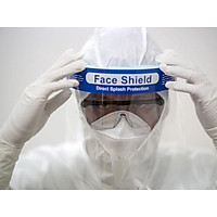 Combo 5 Kính Tấm Che Mặt Chống Dịch, Kính Bảo Hộ, Kính Chắn Giọt Bắn FACE SHIELD Được Tin Dùng