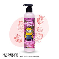 Sữa Tắm Trắng Da Hương Dâu Tây - MADELYN MINIONS BOOSTER BATH AND SHOWER STRAWBERRY ANGEL 240ml