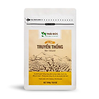 Thái Đức Coffee - Dòng Cà phê Truyền Thống Bột 250g - Cafe sạch nguyên chất 100%