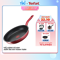 Chảo chiên chống dính đáy từ Tefal 28cm So Chef G1350695 - Dùng mọi loại bếp - Chấm đỏ báo nhiệt thông minh - Hàng chính hãng