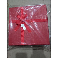 Hộp quà vuông đại đẹp và sang trọng( tặng hạt xốp đựng hộp quà )