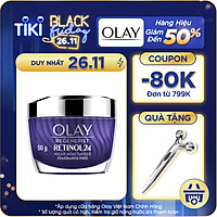 Kem dưỡng ẩm Tái tạo và Ngăn ngừa lão hoá Olay Regenerist Retinol24 50g