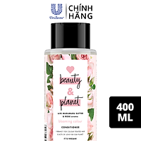 Dầu Xả 400Ml Love Beauty And Planet Óng Mượt Rạng Rỡ Blooming Colour Với 100% Tinh Dầu Hoa Hồng Bulgaria