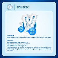 Bộ 30 gói Muối rửa mũi xoang phòng ngừa Covid-19 SINU-EEZE