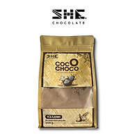 Socola bột dừa pha uống lạnh SHE Chocolate - 170g, 500g - 100% tự nhiên