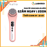 Máy Đẩy Tinh Chất Dưỡng Trắng Nóng Lạnh Halio Ion Hot & Cool Beauty Device - Màu Coral