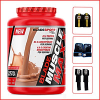 Sữa tăng cân tăng cơ Blade Muscle Maxx 5lbs (2270g) - Caramel Cappuccino - Hỗ trợ tăng cân, tăng sức mạnh, phát triển cơ bắp dành cho người tập thể hình và thể thao - Thương hiệu Châu Âu, nhập khẩu chính hãng