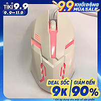 Chuột máy tính chơi game có đèn LED cực đẹp, bền có độ nhạy cao
