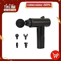 Máy (Súng) Massage WPL-666 Cầm Tay 6 Cấp Độ, Giúp Massage Toàn Thân, Dễ Sử Dụng, Hiệu Quả Nhanh Chóng - Tặng Kèm 4 Đầu Massage Chuyên Dụng