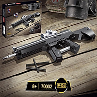 Đồ Chơi Lắp Ráp Kiểu LEGO PUBG Mô Hình SCAR, MK14, M416, G36C, VECTOR Với 500+ Mảnh Ghép