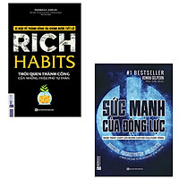 Combo Sách Hay Nhất Về Quản Trị Năng Lượng Bản Thân - Chữa Bệnh Lười Và Trì Hoãn: Rich Habits - Thói Quen Thành Công + Sức Mạnh Của Động Lực