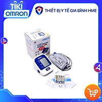 Máy đo huyết áp Omron Hem 8712+ Tặng máy đo đường huyết Safe-Accu