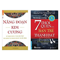 Combo 2 Cuốn Sách Kỹ Năng Hay: Năng Đoạn Kim Cương (Tái Bản 2018) + 7 Thói Quen Của Bạn Trẻ Thành Đạt (Tái Bản 2019) / Những Cuốn Sách Kỹ Năng Sống - Kỹ Năng Làm Việc Hay Nhất Thời Đại (Tặng Bookmark Happy Life)