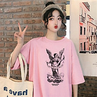 Áo thun tay lỡ nam nữ unisex form rộng Tượng Thiên Thần Undercoveos phong cách Ulzzang - ATIN74 - Hàng loại đẹp