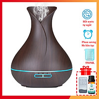 Máy Xông Tinh Dầu Khuếch Tán Phun Sương Tuy Lip Bù Ẩm Phòng Điều Hoà Có Chế Độ Tự Ngắt Khi Hết Nước Có Đèn Led 7 Màu Phù Hợp Với Phòng 30m