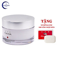 Kem Dưỡng Yukina Hỗ Trợ Trị Nám Tàn Nhang Whitening Deep Treatment Gel 50g (Tặng Kèm Xà Bông Cow Nhật)