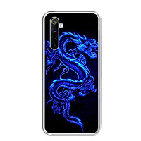 Ốp lưng dẻo cho điện thoại REALME 6 - 0270 DRADON02 - Hàng Chính Hãng