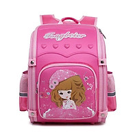 Balo chống gù cho bé gái tiểu học, cặp sách chống gù lưng cho học sinh cấp 1 BL