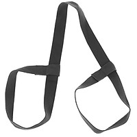 Adjustable Yoga Mat Sling Strap Shoulder Carry Belt Stretch Sport Band Black