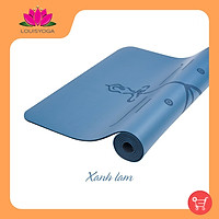 Thảm cao su tập yoga Louis 183x68x0.5cm định tuyến - Chất liệu cao su chống thấm, chống trơn, chống trượt