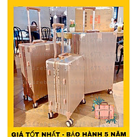 Vali du lịch khung nhôm, vali kéo size 20, size 24, size 29 HẠNG THƯƠNG GIA chống bể vỡ, chống xước, chống trộm