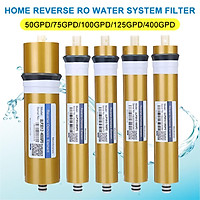 400GPD /125/100/75/50GPD Reverse Osmosis RO Membrane Replacement Water Filter System Purifier Drinking Treatment Home Kitchen