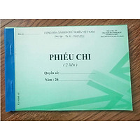 Phiếu thu/Phiếu chi A5 cacbon 2 liên - loại 60 tờ(mua 10 quyển tặng 1 quyển)