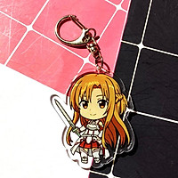Móc khóa Sword Art Online Đao kiếm thần vực skin mica trong acrylic chibi anime cute