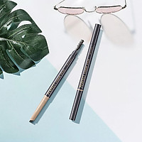 Chì Kẻ Mắt Hai Đầu Màu Xám Missha Automatic Beauty Eyebrow Pencil Grey 0.35g (Hàng Nội Địa Nhật Bản)