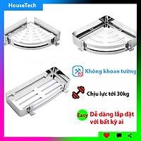 Kệ nhà tắm dán tường Inox 304 cao cấp HT811 ( TẶNG KÈM keo siêu dính)
