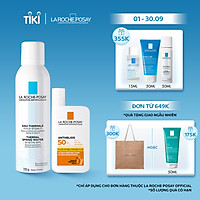 Bộ sản phẩm chống nắng bảo vệ da toàn diện không nhờn rít La Roche-Posay Anthelios Invisible Fluid SPF50+
