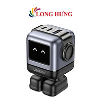 Cốc sạc Ugreen Uno RG GaN 1USB 2Type-C Robot Fast Charger 65W CD361 - Hàng chính hãng