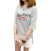Áo thun nữ koben xám d352 thương hiệu T&d