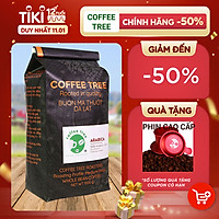 Cà phê hạt Arabica Cầu Đất nguyên chất 100% Coffee Tree 1kg thơm nồng, vị nhẹ, gu tây - Cà phê Đà Lạt tuyển chọn hoàn toàn trái chín rang công nghệ Châu Âu